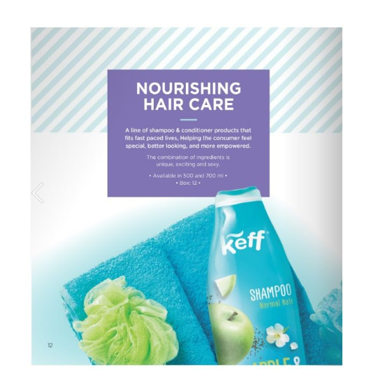 Sampon, Keff, Mar & Seminte de Chia, pentru par normal, 500 ml [2]
