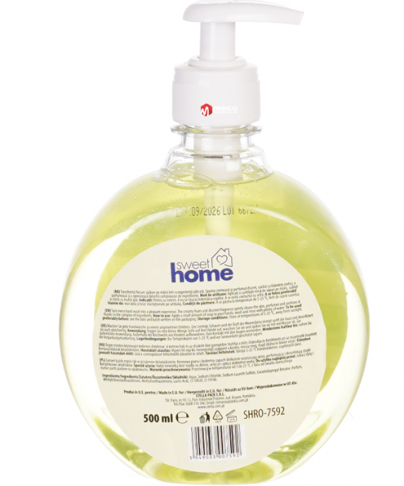 Sapun lichid Sweet Home 500ml (Ceai verde & Lamaie) - SH 7592 [2]