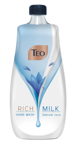 Sapun lichid TEO, Rich Milk Delicate Care, 800 ml