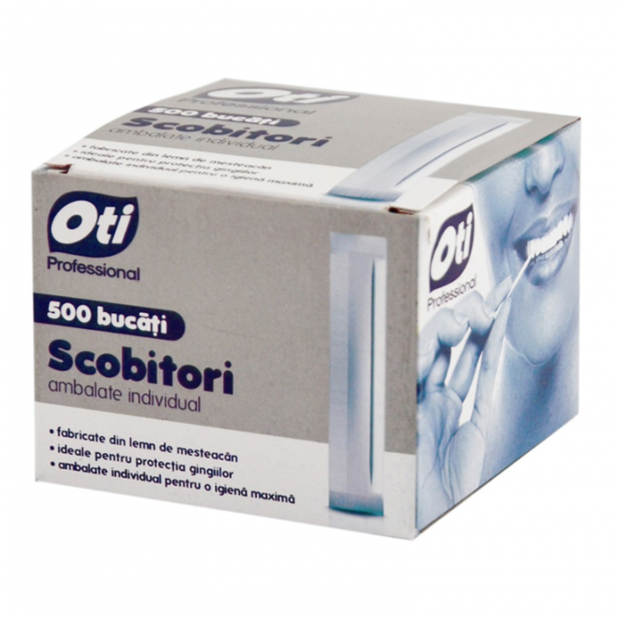 Scobitori din lemn de mesteacan, ambalate individual, 500 buc./cutie [2]