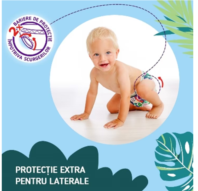 Scutece-chilotel Pufies Pants Fashion & Nature Maxi, Marimea 4, 9-15 kg, 44 buc [4]