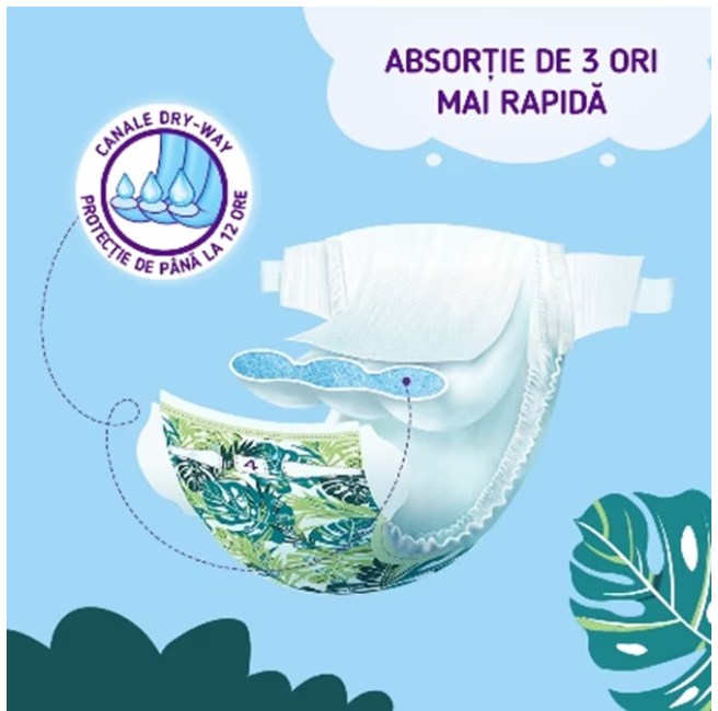 Scutece Pufies Fashion & Nature, Maxi Pack, 5 Junior, 11-16 kg, 46 buc [3]