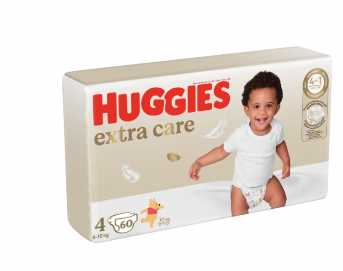 Scutece Huggies extra care 4, 8-16 kg, 60 buc [3]