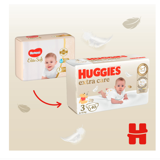 Scutece Huggies Extra Care 3 Jumbo, 6-10 kg, 40 buc [3]