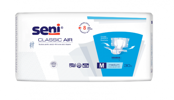 Scutece pentru adulti Seni Classic Air Medium, 30 buc