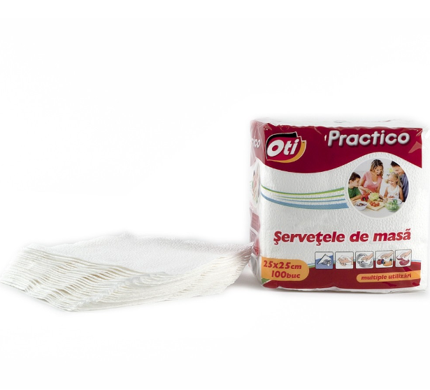 Servetele de masa OTI Practico, 25x25 cm, 100 buc./pachet [2]