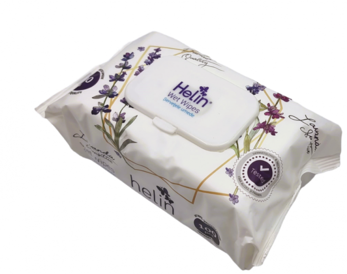 Servetele umede cu capac, Helin, diverse arome, 100buc/pachet [3]