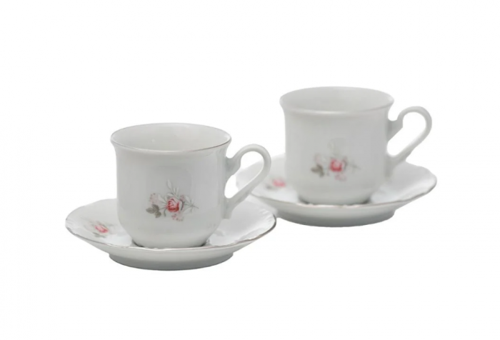 Serviciu cafea portelan 6 persoane 230 ml, Thun Constance decor floral -  CSSCI-12 [2]
