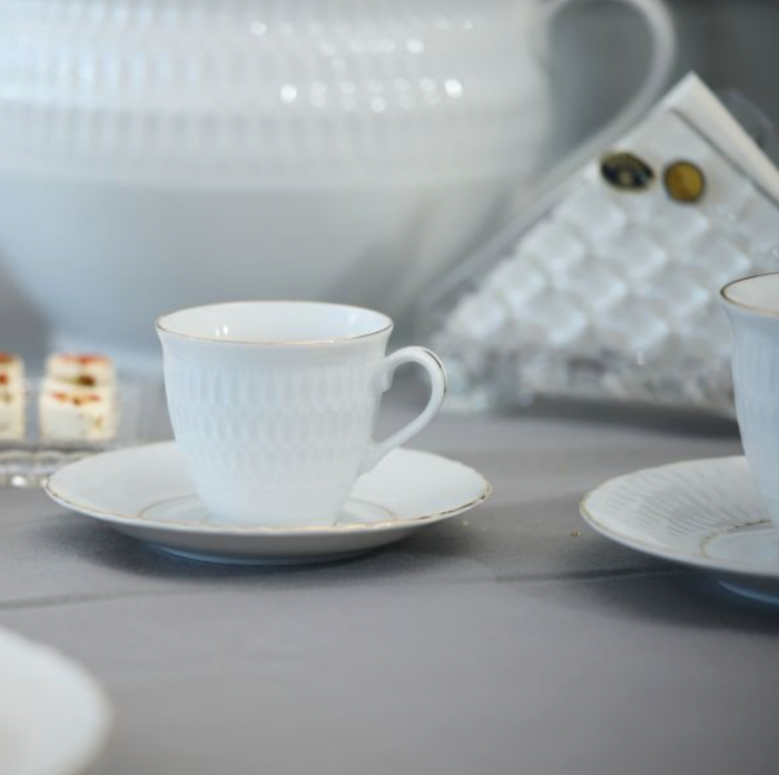 Serviciu cafea portelan 6 persoane 100 ml, Minerva - MNSCF-12 [2]