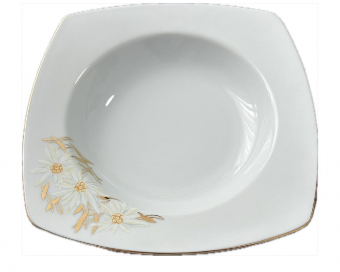 Serviciu de Masa pentru 12 Persoane, patrat, Apulum, Floare de colt [3]