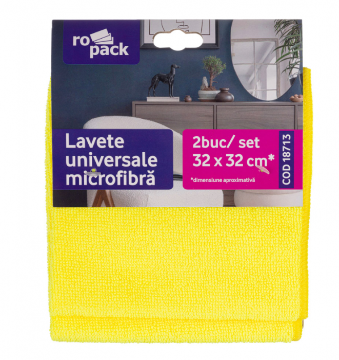 Set 2 buc lavete microfibra multifunctionale, Ropack