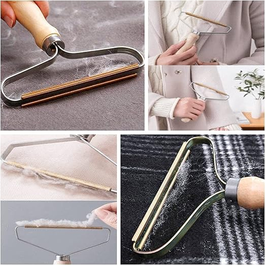 Remover portabil tip racleta pentru scame & par pentru animale – anti-alunecare, fara riscul ranirii mainilor [3]