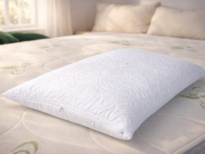 Perna ajustabila 50×70 Somnia, microfibra, lavabila la masina, vidat, alb [6]