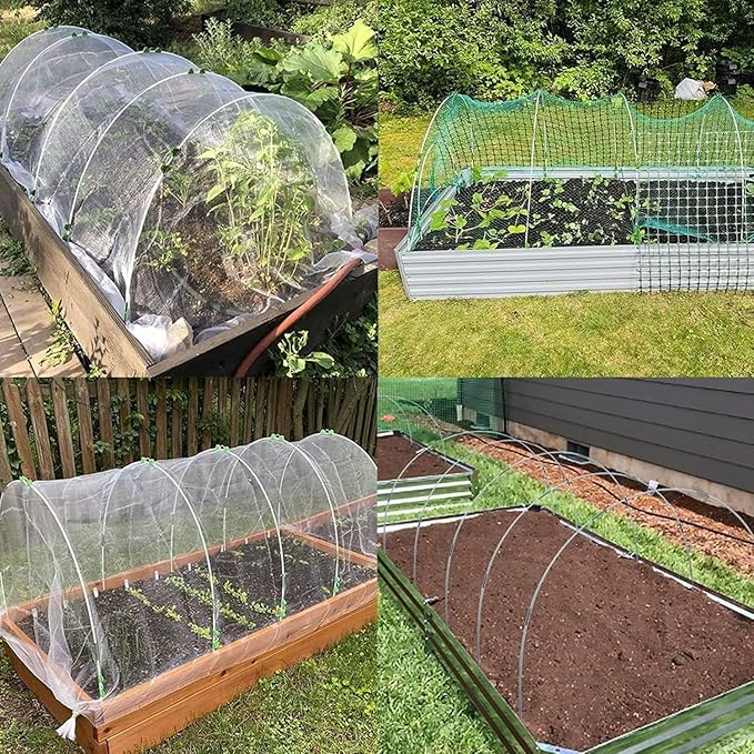 Set arcuri suport pentru solar gradina, Garden Greenhouse Hoops, tunel plante, structura mini sera [6]