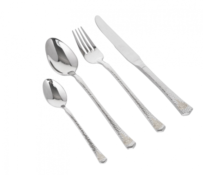 Set 24 tacamuri cu model, stainless stell, pentru 6 persoane, RAWI-24MF [2]