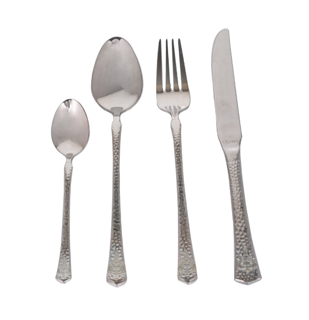 Set 24 tacamuri cu model, stainless stell, pentru 6 persoane, RAWI-24MF [5]