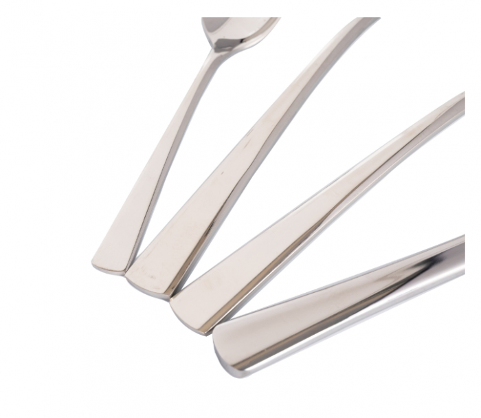 Set 24 tacamuri cu model, stainless stell, pentru 6 persoane, RAWI-24M3 [4]