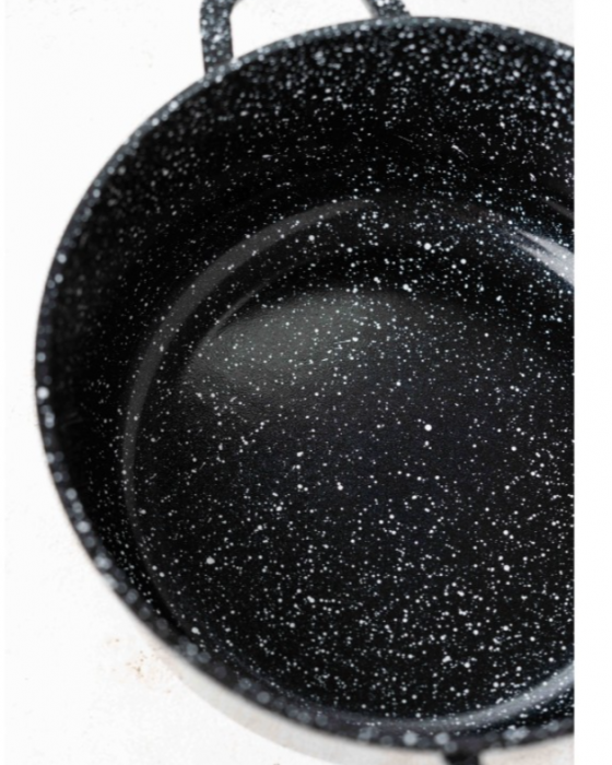 Set 8 piese cratite cu capace sticla, 20/24/28 cm, 2.3l/4.5l/6.5l, aluminiu turnat si invelis marmorat interior/exterior [3]