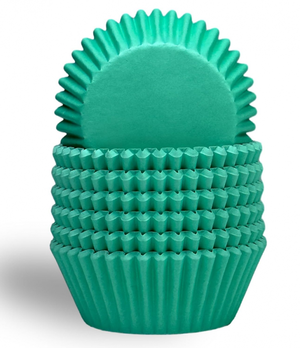 Set 300 Forme pentru Briose si Cupcakes, Hartie Alimentara, verde, Rezistente la Caldura