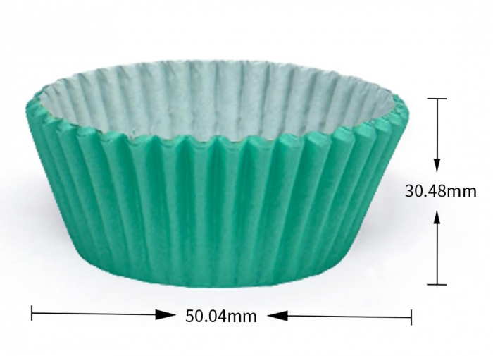 Set 300 Forme pentru Brioșe și Cupcakes, Hârtie Alimentară, verde, Rezistente la Căldură [2]
