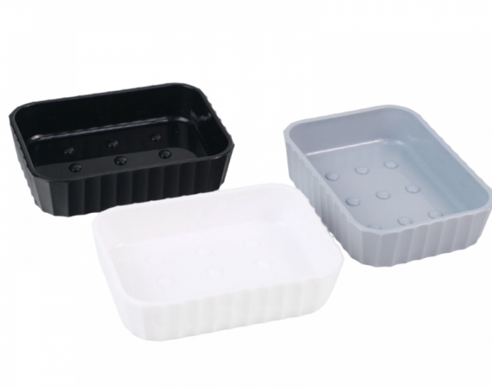 Sapuniera de baie, Savoniera Plastic, Wei [3]