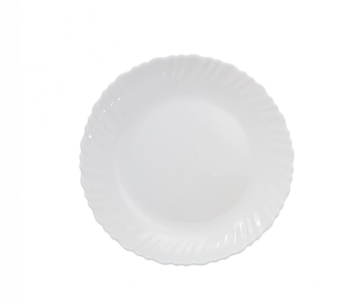 Farfurie opal valurita, 26 cm, Alb, Oti [3]