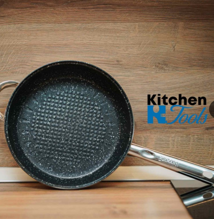 Set 6 oale inox cu capace Bohmann + tigaie granit [8]
