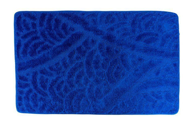 Set covoras de baie 3 piese, polipropilena, 100x60, 60x50, 40x60, Albastru inchis [2]