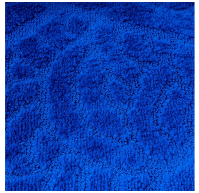 Set covoras de baie 3 piese, polipropilena, 100x60, 60x50, 40x60, Albastru inchis [4]