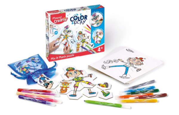 Set Creativ, Color&Play, puzzle, Maped [1]