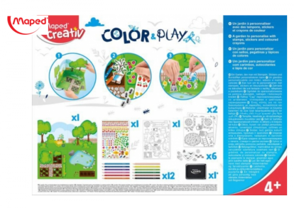 Set Creativ Color & Play Gradina Maped [4]