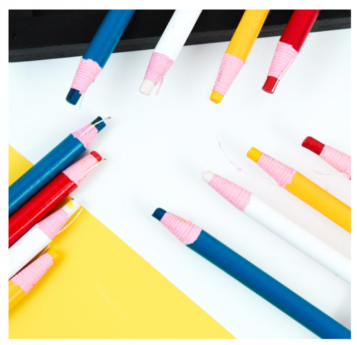 Set cretă de croitorie colorată – 12 bucăți, pentru marcare țesături [2]