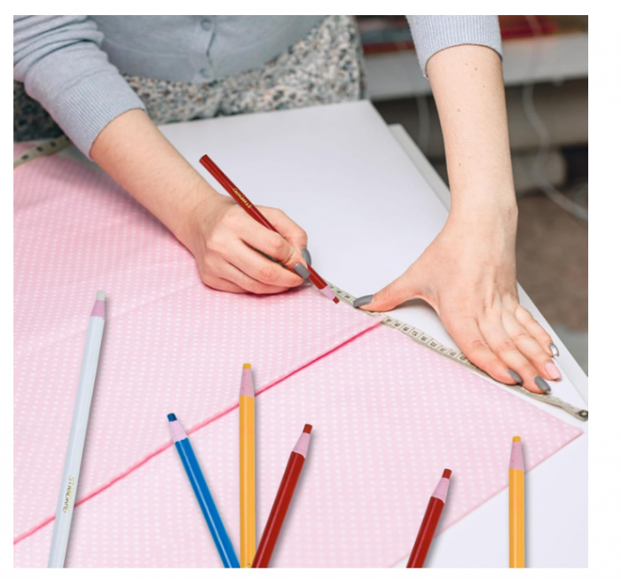 Set cretă de croitorie colorată – 12 bucăți, pentru marcare țesături [6]