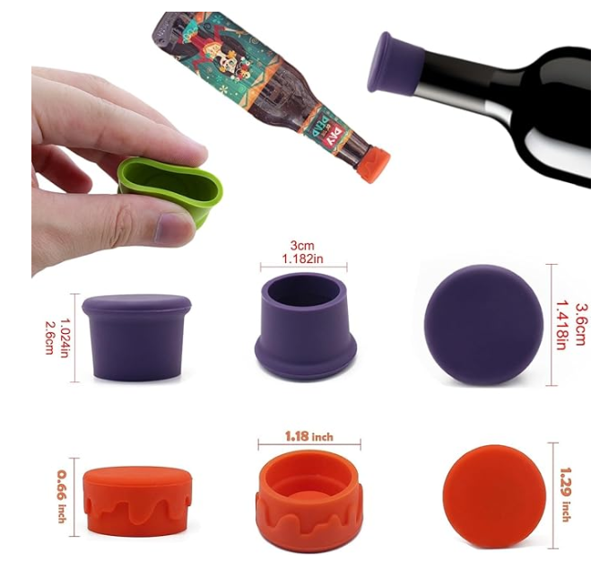 Set de 12 capace pentru sticle - 8 capace pentru sticle de bere, 4 dopuri pentru sticle de vin [2]