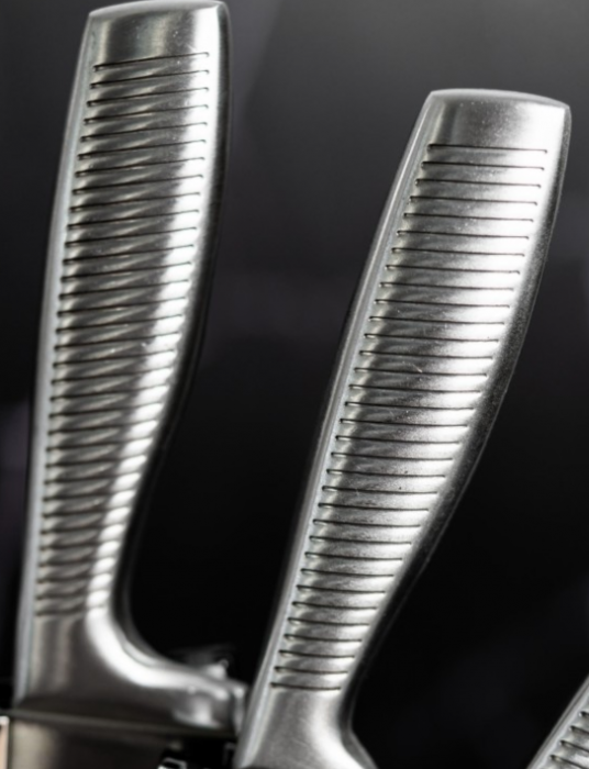 Set de cutite din inox turnat Bohmann, 8 piese, argintiu mat [7]