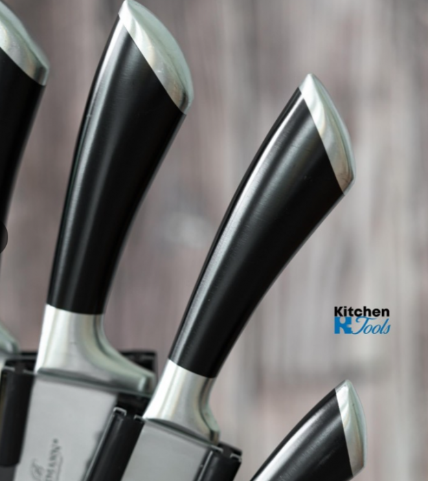 Set de cutite din inox turnat Bohmann, 8 piese, argintiu mat [4]