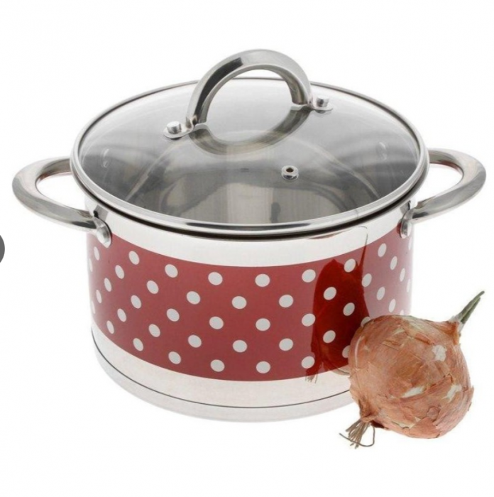 Set de oale din inox cu buline, Bohmann, 8 piese, 2.6L, 3.6L, 4.7L, 6.1L [8]