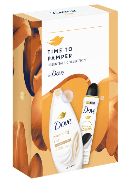 Set cadou DOVE: Gel de dus Nourishing Silk, 250ml + Deodorant spray Invisible Dry, 150ml [3]