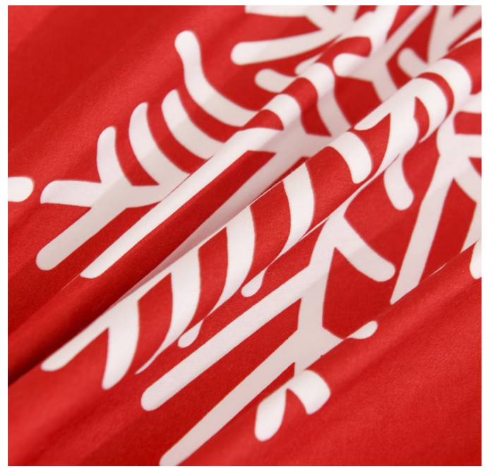 Set husa pilota, Christmas Snowflake 135×200 cm  + față pernă 80×80 cm [7]
