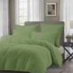 Set husa pilota termica, 3 piese, 155x220 cm , zCashmere Touch,   ,   microfibra plusata, pilota + 2 fete de perna, extra cald, cu fermoarn verde deschis