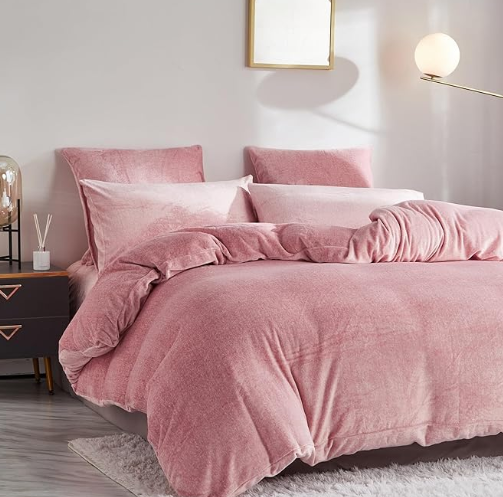 Set husa pilota  pentru iarna plush/microfibră 220×240 cm – extra moale, călduroasă, cu fețe de pernă 80×80 cm [3]