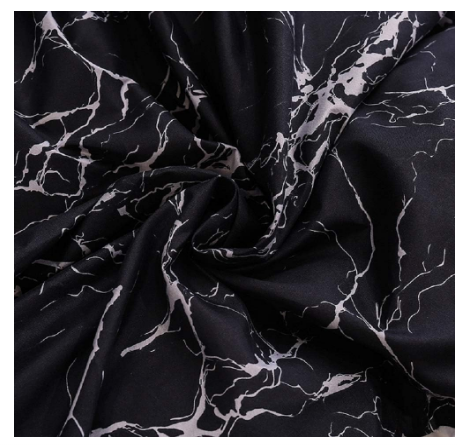 Set husa pilota 240 × 260 cm din bumbac 100 %, marmura neagra, cu fermoar + 2 fețe pernă 65 × 65 cm [6]