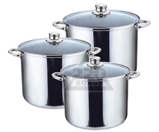 Set oale inox 6 piese, Bohmann, 9/11/13.5L [3]