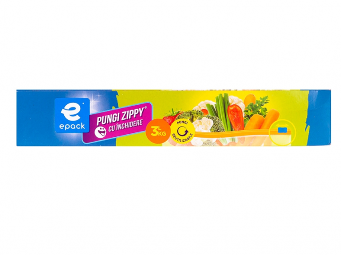 Set Pungi Zippy cu Inchidere Epack 3 L, 10 bucati [3]