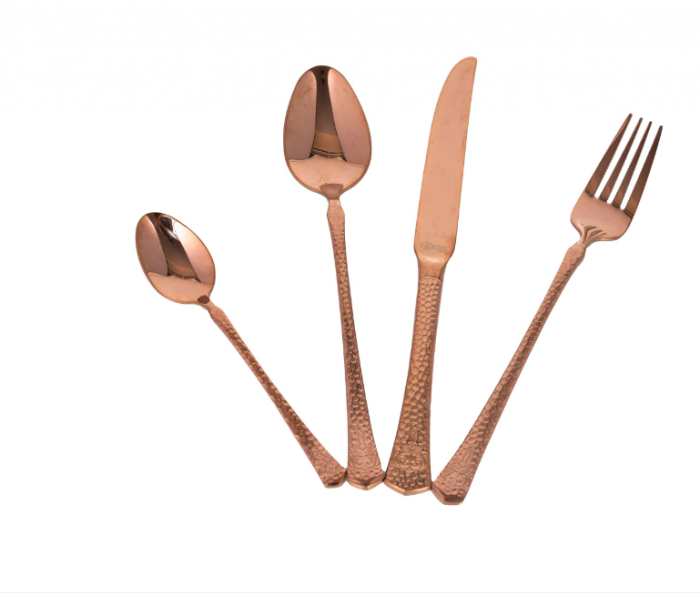 Set 24 tacamuri cu model, stainless stell, pentru 6 persoane, RAWI-24CF [5]