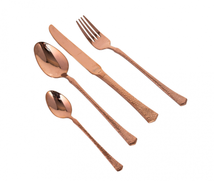 Set 24 tacamuri cu model, stainless stell, pentru 6 persoane, RAWI-24CF [3]