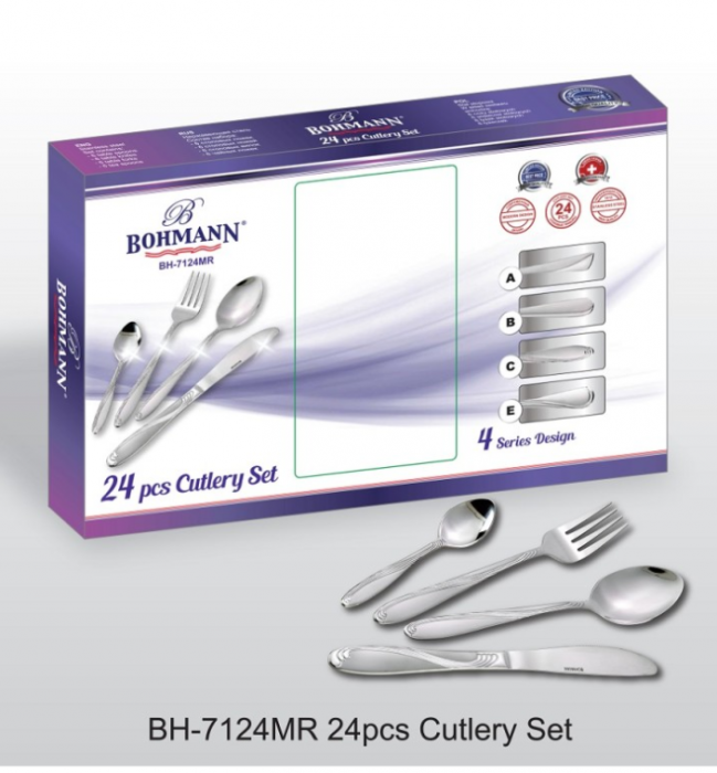 Set tacamuri Bohmann, 24 piese, oglinda C [2]