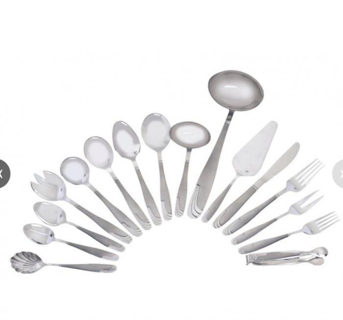 Set tacamuri 84 de piese, argintiu, 12 persoane, calitate superioara [2]