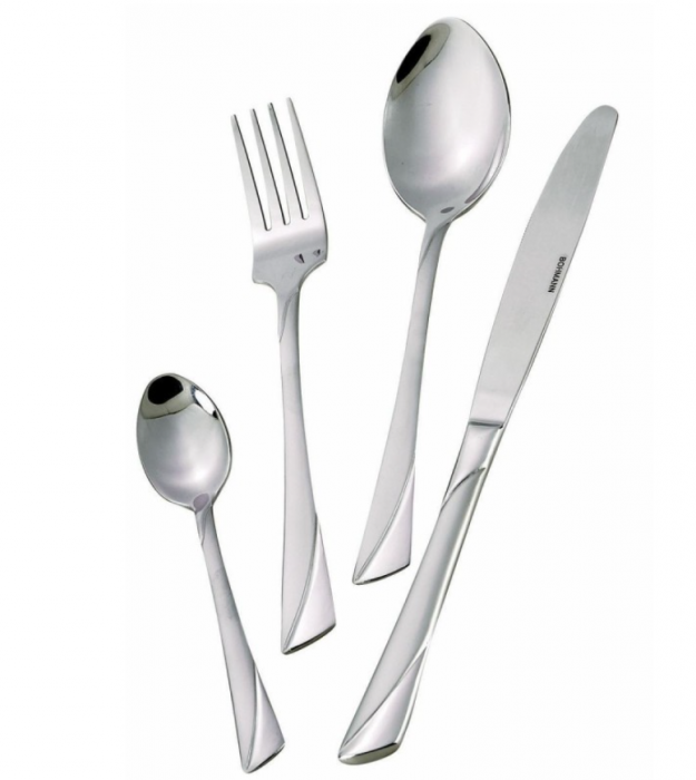 Set tacamuri 72 piese Bohmann, cu diplomat crem, model satinat [3]