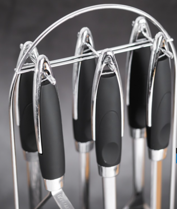 Set ustensile 7 piese Bohmann, suport inclus [5]
